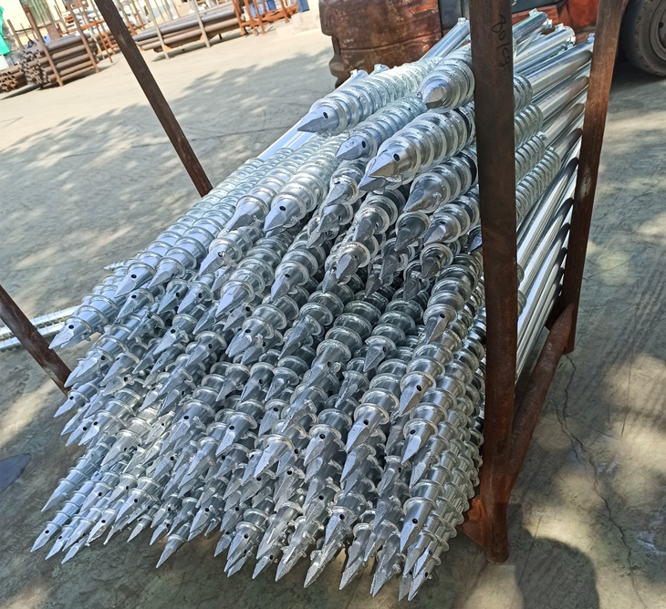 galvanized screw piles anchor