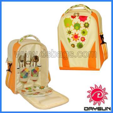 Print Picnic backpack for 2 persons