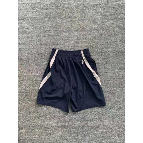 Short de sport en tissu tissé pour hommes avec poche