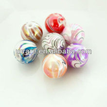 20mm Jewelry Round Painted Arylic Beads