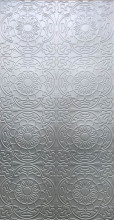 Embossed steel door sheet