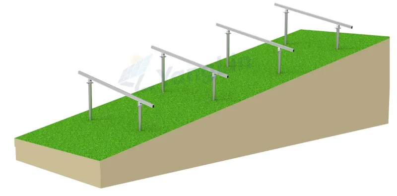 Adjustable East-West Aluminum Alloy Photovoltaic Ground System