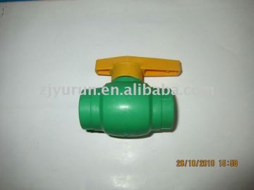 ppr ball valve with steel core/ ppr pipe fittings