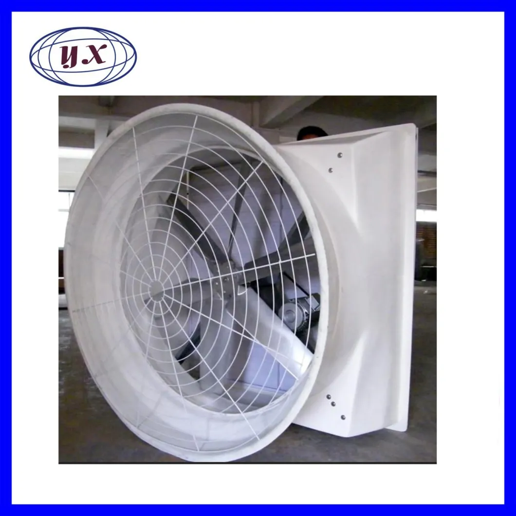 Customized Durable FRP Industrial Fan Cover, Fiberglass Air Ventilation Fan Cover in China