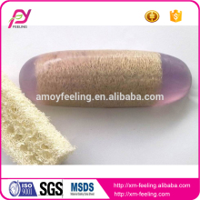Peeling loofah soap is whitening natural soap with glutathione