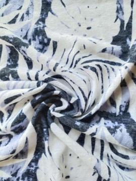 Linen Poly Print Jerey