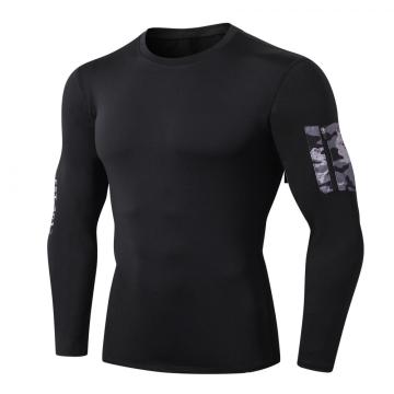 Chemises de compression à manches longues Cool Dry Fit pour hommes