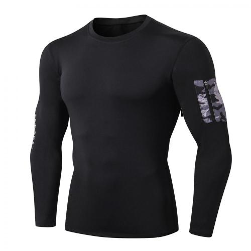 Men&#39;s Cool Dry Fit Fit na Sleeve Compression Shirt