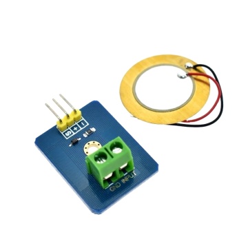Ceramic Piezo Vibration Sensor: Analog Vibration and Shock Sensor Module with MCU