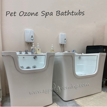 Pet ozone spa bath acrylic for ozone therapy spa service
