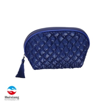 Diamond Check Makeup Bag