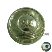 elegant raised types sewing buttons, glassic metal shank buttons