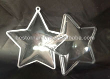 Clear Plastic Ball fillable Ornaments