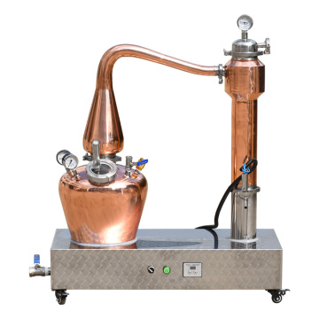 20-Liter Copper Still for Single Malt Whisky, Brandy, and Essential Oil Distillation: 2022 Laboratory Equipment