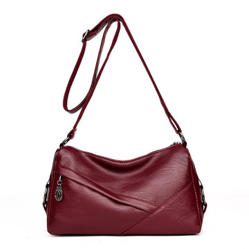 Warna merah panas tas wanita ember mode