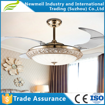 High RPM decorative lighting ceiling fan