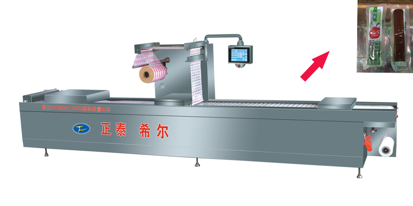 Chicken Meat Series Stretch Film Coat Forming Packer Machine