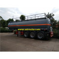 30cbm Bulk Corrosive Liquid Delivery نصف مقطورة