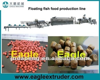 Fish food double-screw extruder from Jinan eagle