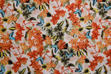 Reliable Quality Blue Butterfly Printed Fabrics