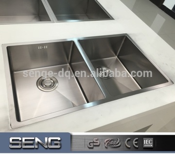 Commercial Double Bowl Undermount Sink