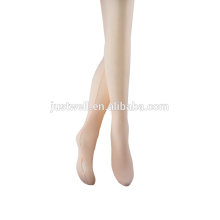 Mesh ballet tights with back seam