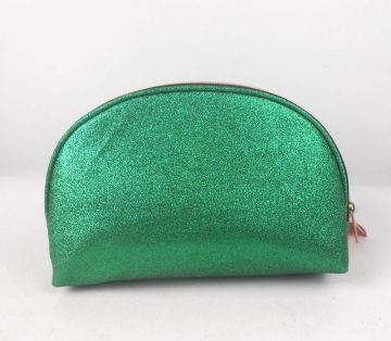 Green Glitter Cosmetic Bag Gift Glitter Cosmetic Bag Promotional Cosmetic Bag