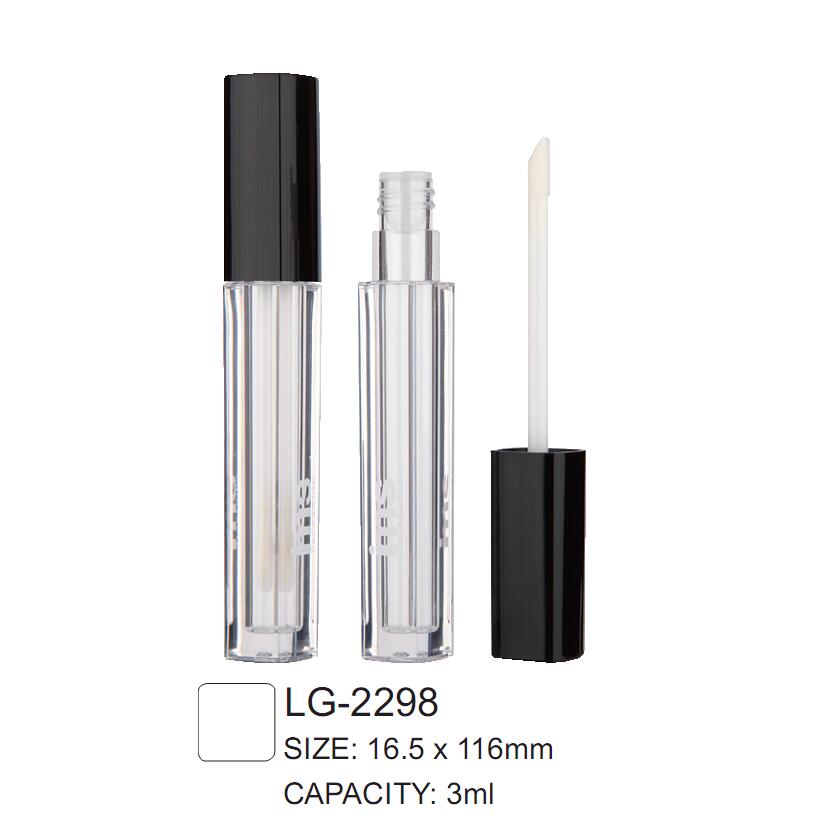 Leere quadratische kosmetische Lipgloss-Verpackung LG-2298