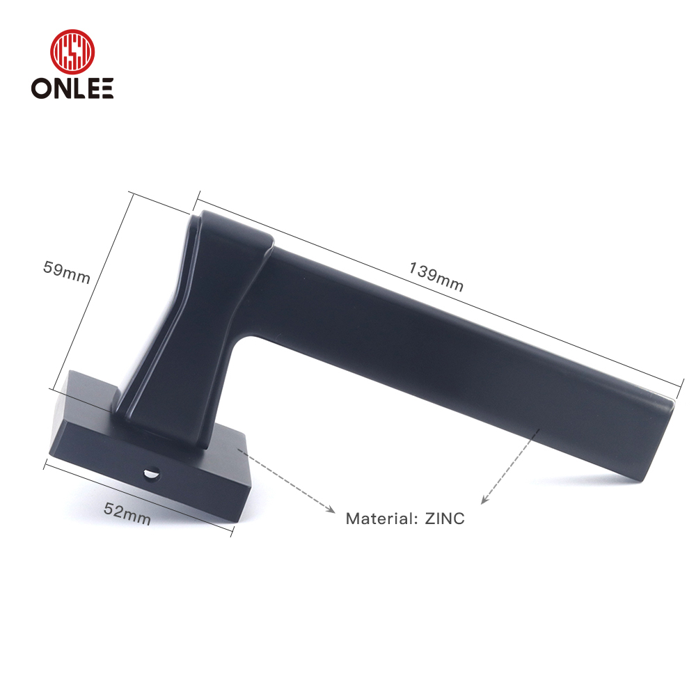 Zinc Alloy Door Handle Size Jpg