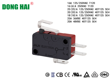 Lever Type Electric Micro Switch With UL