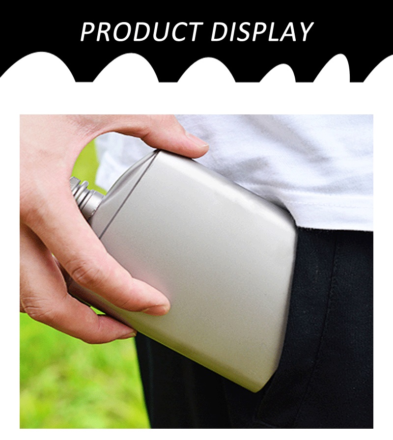 titanium hip flask