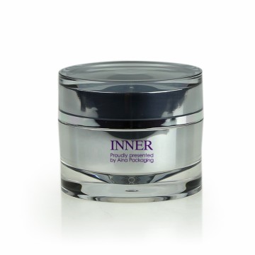 shiny silver matt silver cream jar 5g 30g 50g 100g