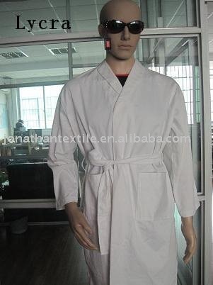 Hot selling 100%cotton men's bathrobe manufacturer