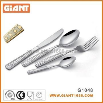 Stainless Steel Gold Plated Cutlery