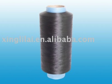 BLACK YARN polyester yarn