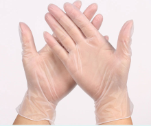 medical examination vinyl gloves