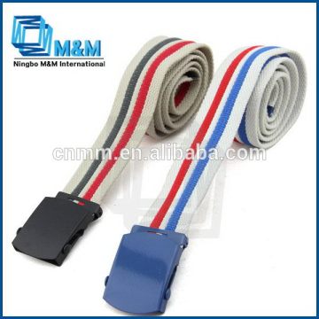 Canvas Belt With Metal Buckle Cotton Rope Belt