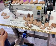 Gathering Sewing Machine for Shoe Uppers