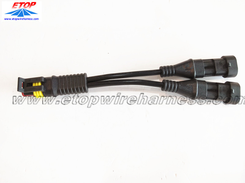 IP67 yakaumbwa 2pin plug dzimba