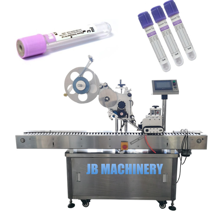 JB-PT180 Scratch Card Flat Surface Bottle Pouch Automatic Labeling Sticking Machine Fortics Cosmetics