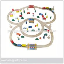Train Railway Set	,	100 pcs of Wooden Train Set	,	Wooden Toys Wholesaler