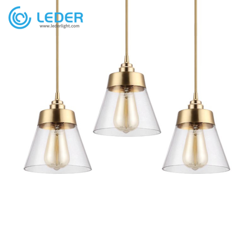 LEDER Hanging Glass Pendant Lamp