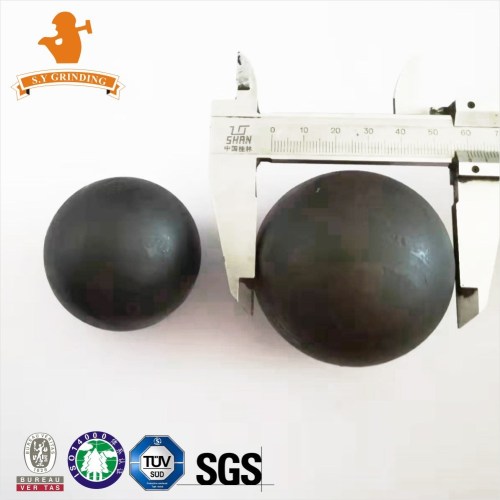 Low-wear forged grinding balls
