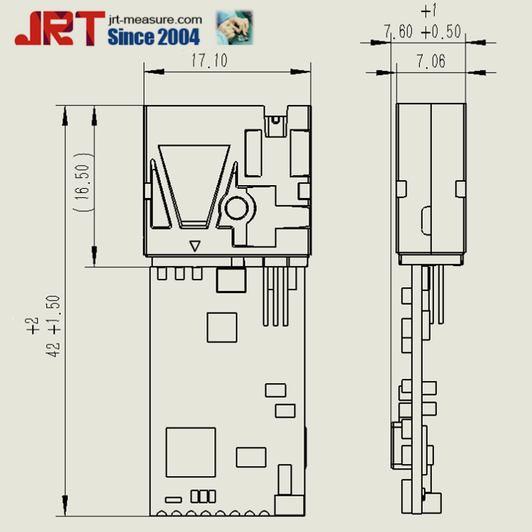 Rs485 Industrial Close Distance Module 20m Diagram