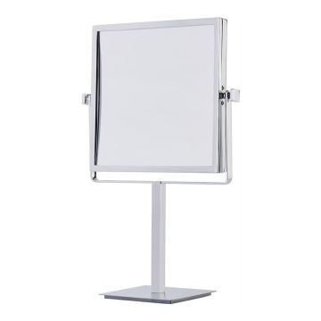 Square magnifying vanity table mirror