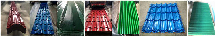 PPGI/PPGL color coated corrugated steel roofing/galvanized prepainted metal roof MESCO STEEL