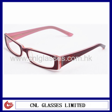 Children Optical Eyeglasses Frame, Three Tone Acetate Optical Eyeglasses Frame With Engraved Pattern On Arms?