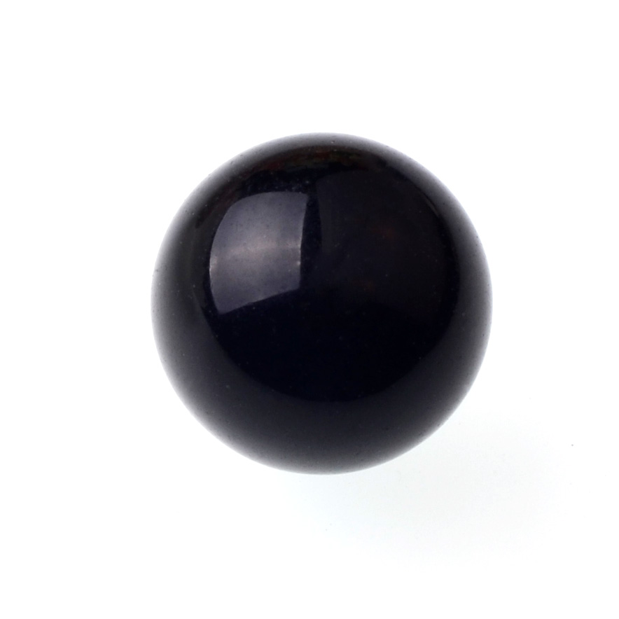 Boules de chakra obsidiennes de 20 mm pour le soulagement du stress Méditation Équilibrer la décoration de la maison Balques de cristal sphères polies