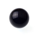 Bolas de chakra de obsidiana negra de 20 mm para alivio del estrés meditación balanceando la decoración del hogar bulones de cristal esferas pulidas