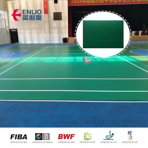 Tappetino per campo da badminton in vinile PVC per interni